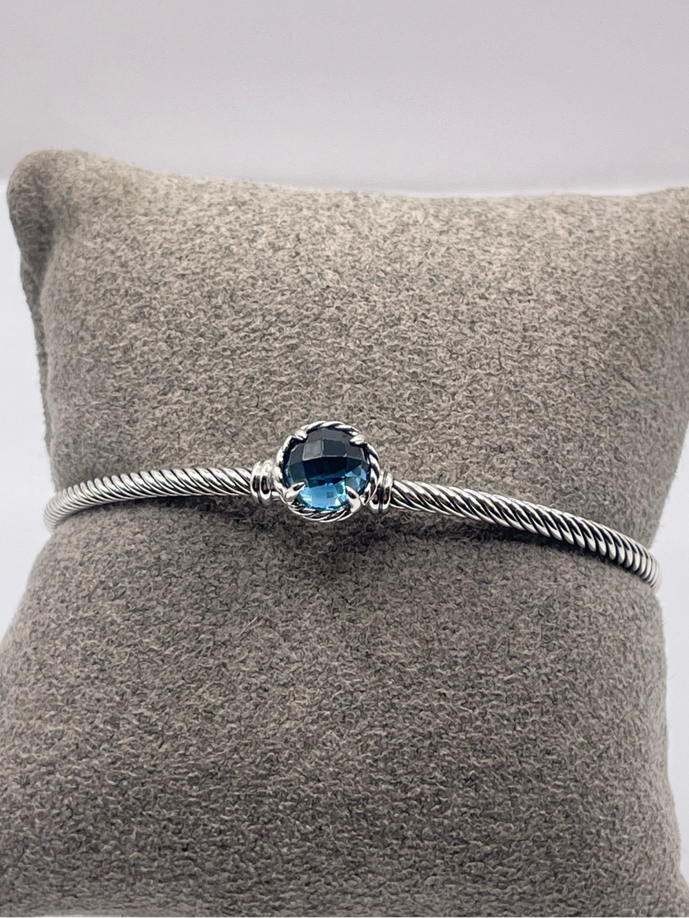 David Yurman Chatelaine Bracelet with Blue Topaz
